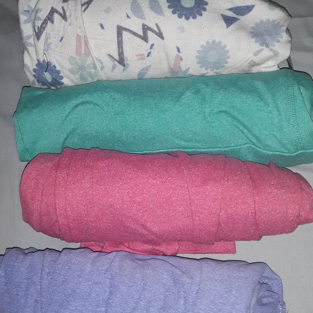 Lot of Heathered Lularoe 3 TC Leggings and Perfect